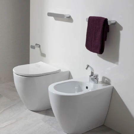 Wc a pavimento Flaminia 56x36 cm Link plus Goclean -6