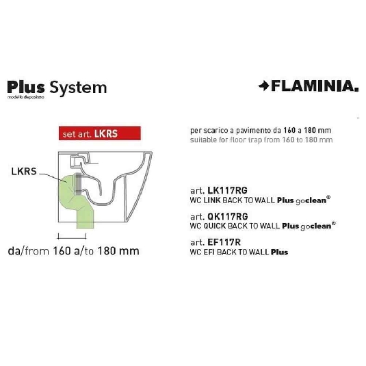 Kit scarico a pavimento LK Flaminia -2