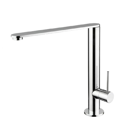 Miscelatore lavello cromato a canna ultrapiatta SA71 Keller Taps -0