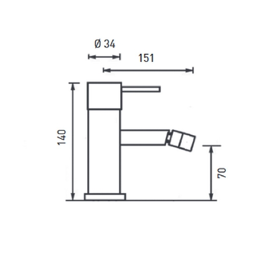 Kit miscelatore lavabo + bidet + kit doccia nero opaco Keller Taps -6
