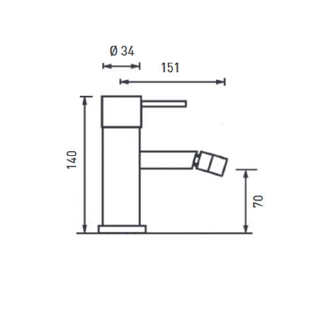 Kit miscelatore lavabo + bidet + kit doccia bianco opaco Keller Taps  -6