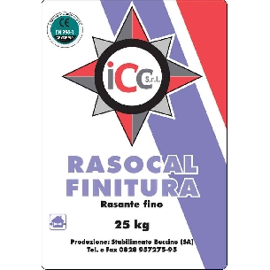 Intonachino fino bianco Rasocal 25Kg ICC -0