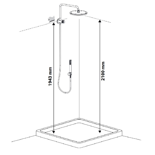 Colonna doccia Bossini H89410 -3