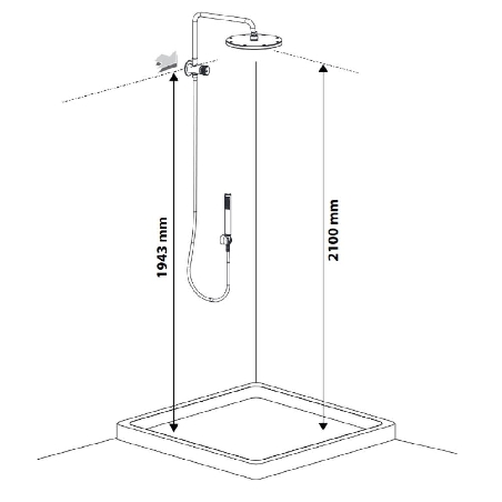 Colonna doccia Bossini H89410 -3