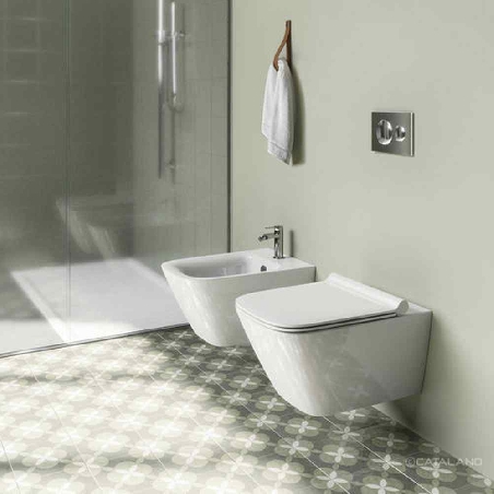 Wc sospeso 55x37 cm Newflush Green Catalano -0