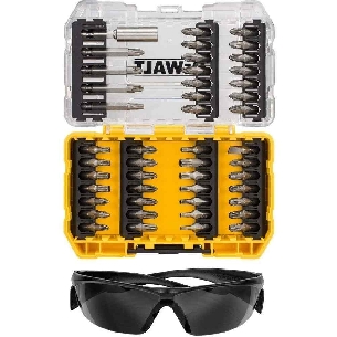 Set per avvitare + occhiali DeWalt 47 pezzi DT70703 -0