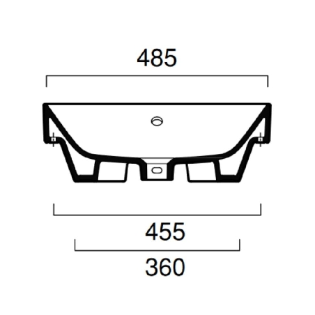 Lavabo 50x37 cm Verso Catalano -4