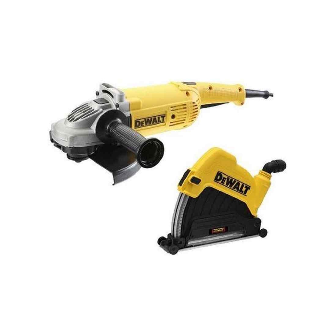 Smerigliatrice angolare + cuffia aspirazione DWE492GK-QS DeWalt