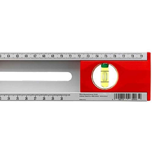 Livella tracciatura alluminio 2 bolle 80 cm Mark-It Sola -3