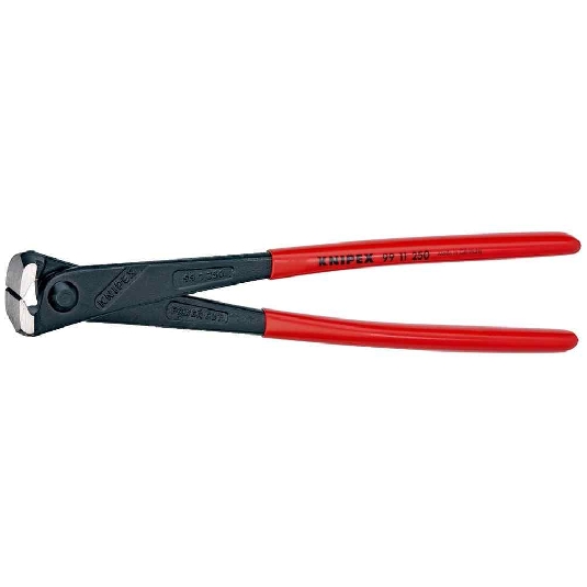 KNIPEX 99 11 250 Tenaglia per ferraioli e cementisti tipo forte a grande forza di taglio  nera 250 mm -0