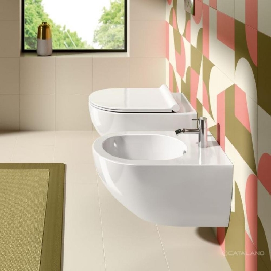 Wc sospeso 50x35cm Newflush Sfera 50 Catalano -0