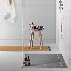 Piatto doccia 140x80 cm Agha creta effetto pietra Step -0