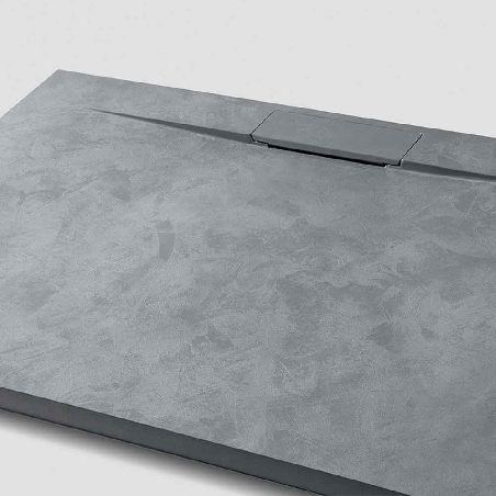 Piatto doccia 140x80 cm Agha creta effetto pietra Step -4