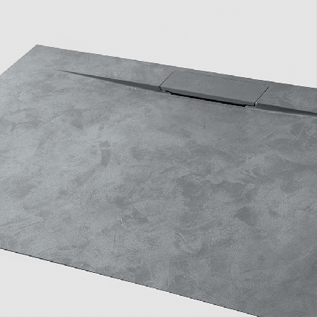 Piatto doccia 140x80 cm Agha creta effetto pietra Step -5
