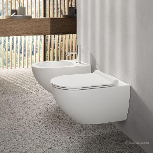 Coppia sanitari sospesi 54x35cm bianco satinato Catalano Sfera54 -0