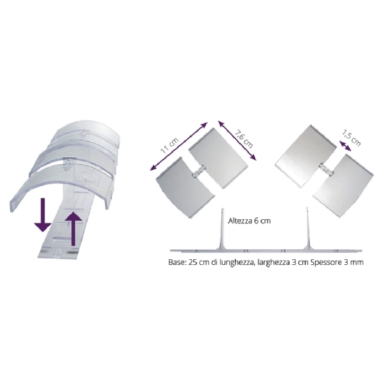 Dissuasore per piccioni 25cm Pigeon Free System -6