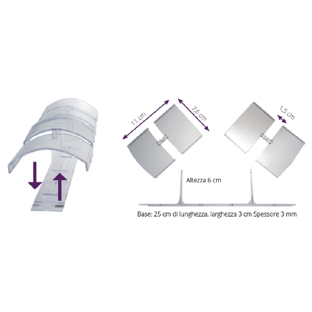 Dissuasore per piccioni 25cm Pigeon Free System -6