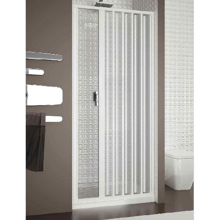 Box doccia nicchia da 120 a 130cm apertura laterale Tokyo PVC -1