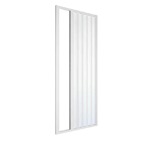 Box doccia nicchia da 120 a 130cm apertura laterale Tokyo PVC -3