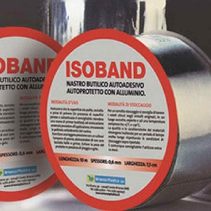 Guaina Isoband Alluminio Butilico 10 mt 100mm Brianza Plastica -0