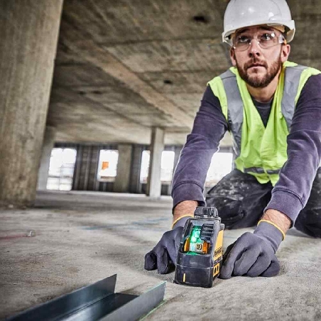 Tracciatore laser a croce raggio verde 30 metri DeWalt -8