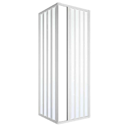 Box doccia 80x80 cm a due lati apertura totale Parigi PVC -2