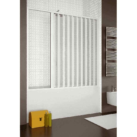 Box vasca per nicchia 170 cm a un lato Londra PVC -0