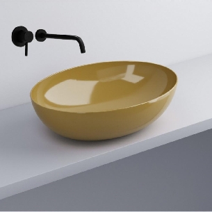 Lavabo da appoggio 62x45 cm Cielo Eco -0