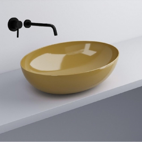 Lavabo da appoggio 62x45 cm Cielo Eco -0