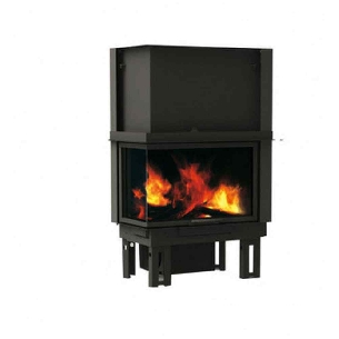 Camino a legna IC Tekno 2 DX Italiana Camini 809380 V/N -0