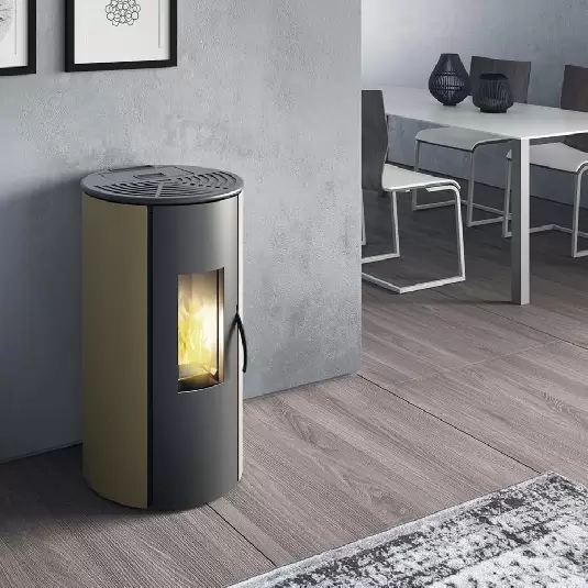 Stufa a pellet Disk E Italiana Camini -0