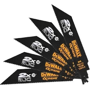 Set 5 lame per sega Bi-metal su Metallo 152 x 1.4 - 1.8 mm DT2407L DeWalt -0