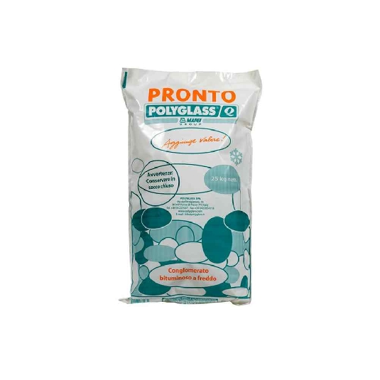 Bitume Pronto a freddo 25 Kg Polyglass -0