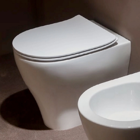 Wc a pavimento Flaminia 52x36 cm bianco App Plus AP117RG -0