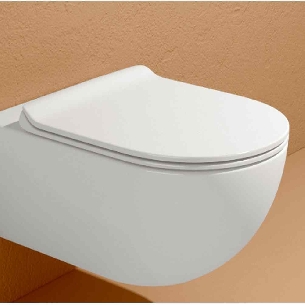Coperchio wc slim chiusura rallentata App Flaminia QKCW09 -0