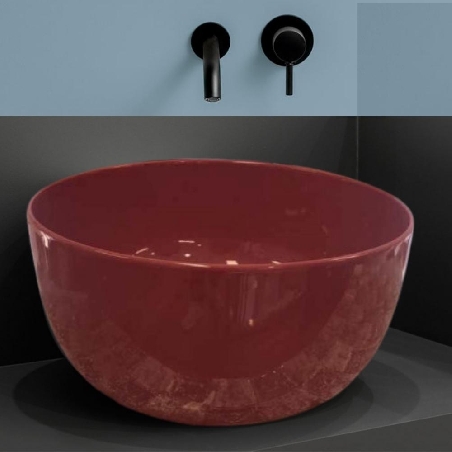 Lavabo da appoggio 45x45 cm Cielo Era -0