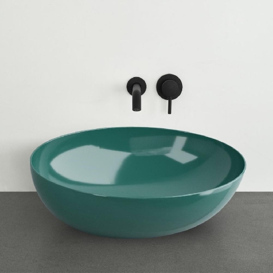 Lavabo da appoggio 58x42 cm Cielo Eco Small -2