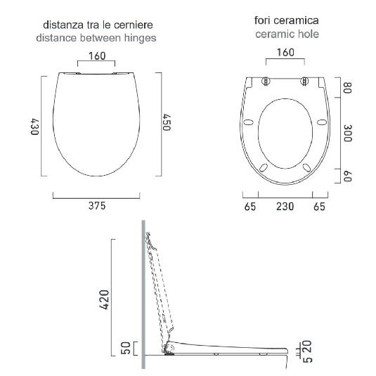 Copriwater Catalano Soft-close Italy bianco lucido -2