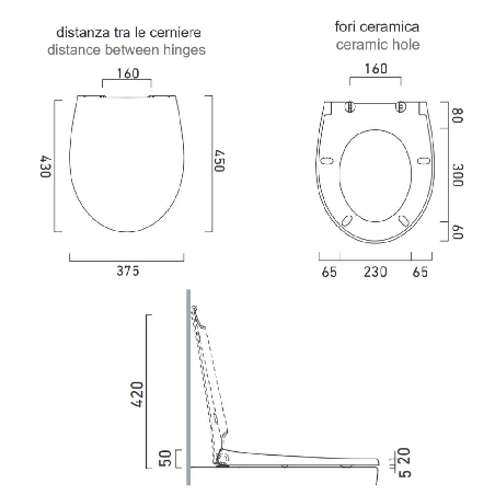 Copriwater Catalano Soft-close Italy bianco lucido -2