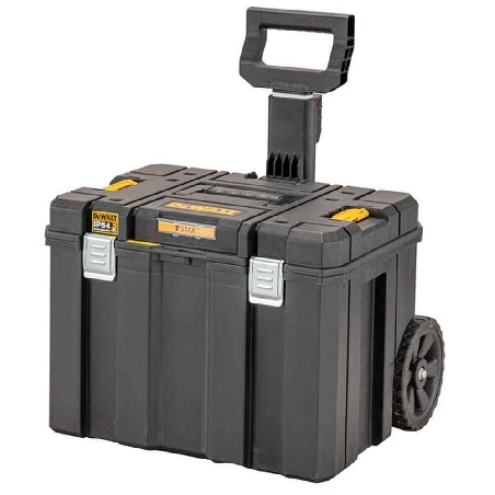 Coffret TSTAK IP54 grande contenance mobile avec poignée télescopique DWST83347-1 DeWalt -5