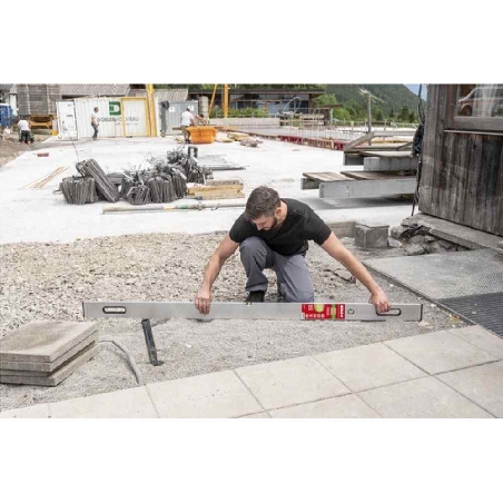 Stadia in alluminio con 2 bolle e 2 impugnature 2 Sola SLXG -2