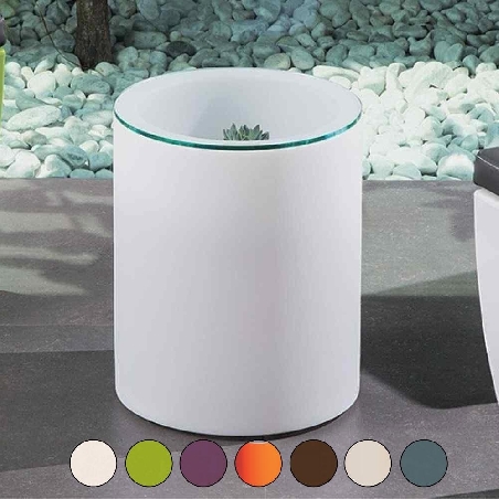 Tavolino da esterno in polietilene alto 50cm Relax Cromia Monacis -10