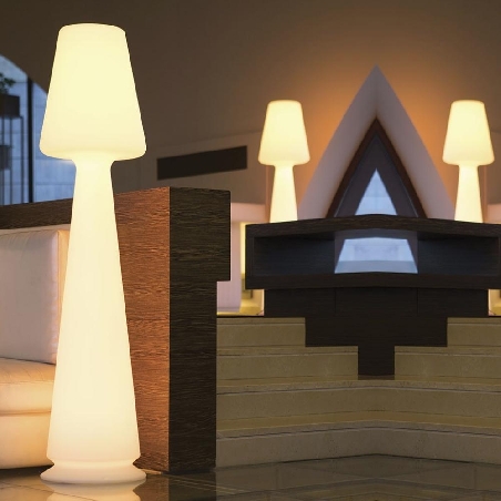 Lampada led bianca da esterno Chloe Monacis 165cm -0