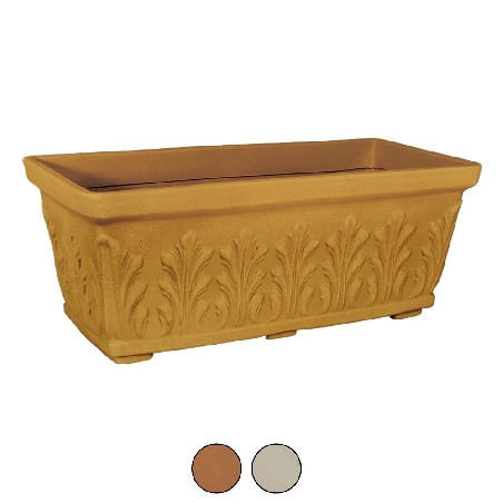 Balconiera 70x33cm polietilene Foglia Monacis -2