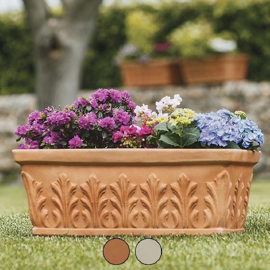 Balconiera 70x33cm polietilene Foglia Monacis -3