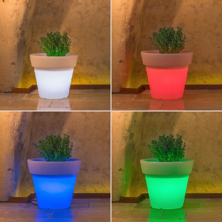 Vaso Luminoso Gemma Bright Monacis - Polietilene Made in Italy -18