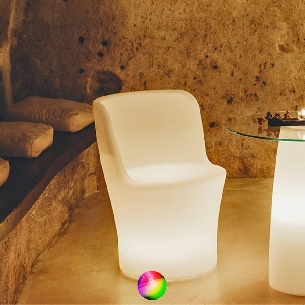 Poltrona LED Comfy Moon Bright Monacis a batteria e a solare -0