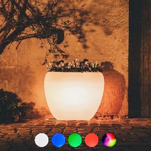 Vaso per fiori LED Heart Bright Monacis -1
