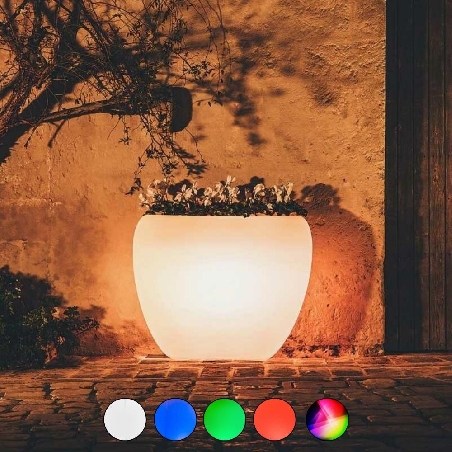 Vaso per fiori LED Heart Bright Monacis -1