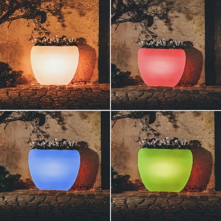 Vaso per fiori LED Heart Bright Monacis -2